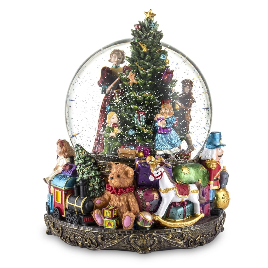 Kula śnieżna z pozytywką LED 24x19x19 cm PALLA DI VETRO