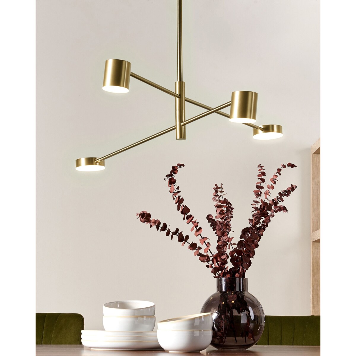 Lampa wisząca BANDON Metal Złoty