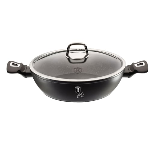 Garnek płaski 3.8L 28cm BERLINGER HAUS Black Silver