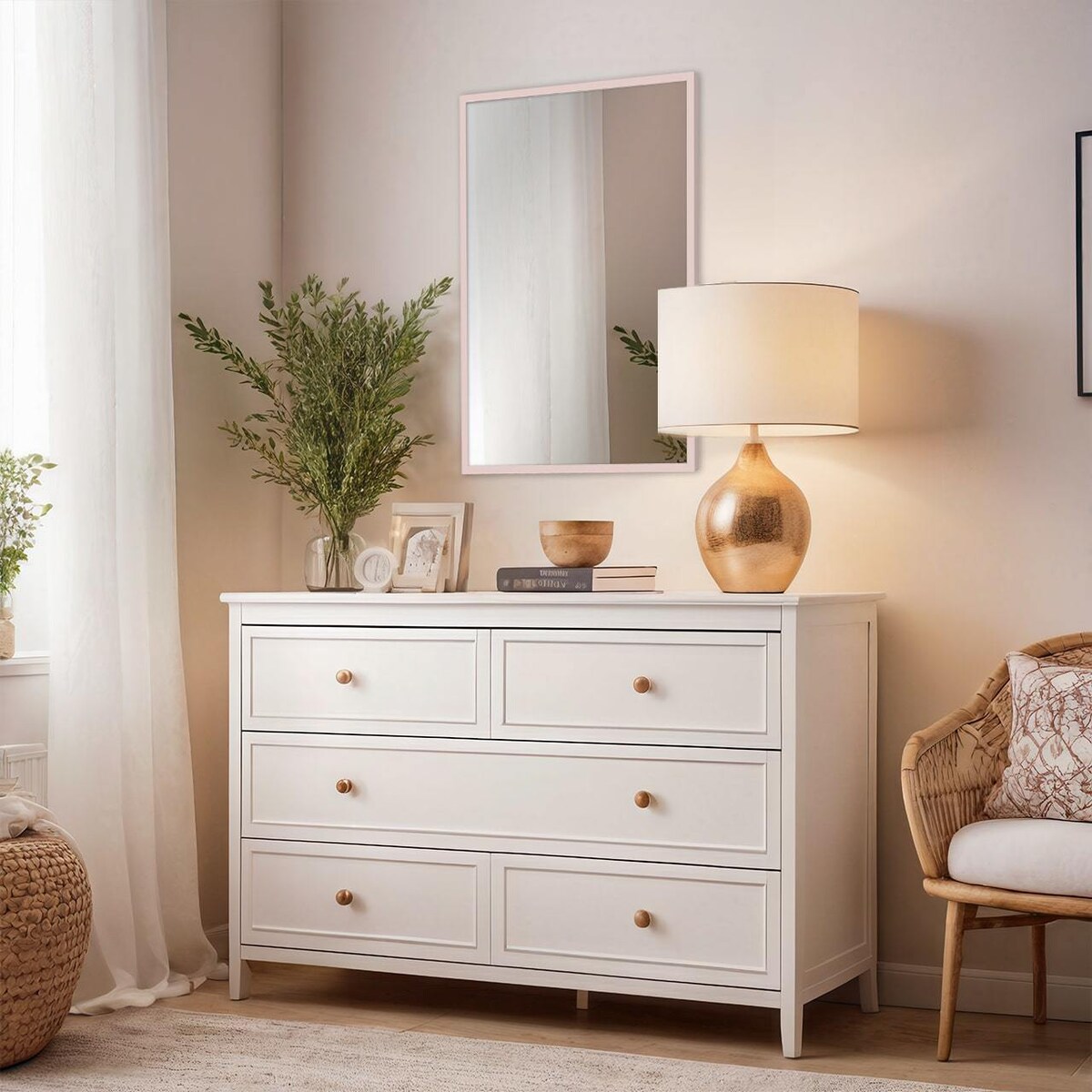 Lustro do łazienki salonu sypialni duże lustra ścienne w ramie