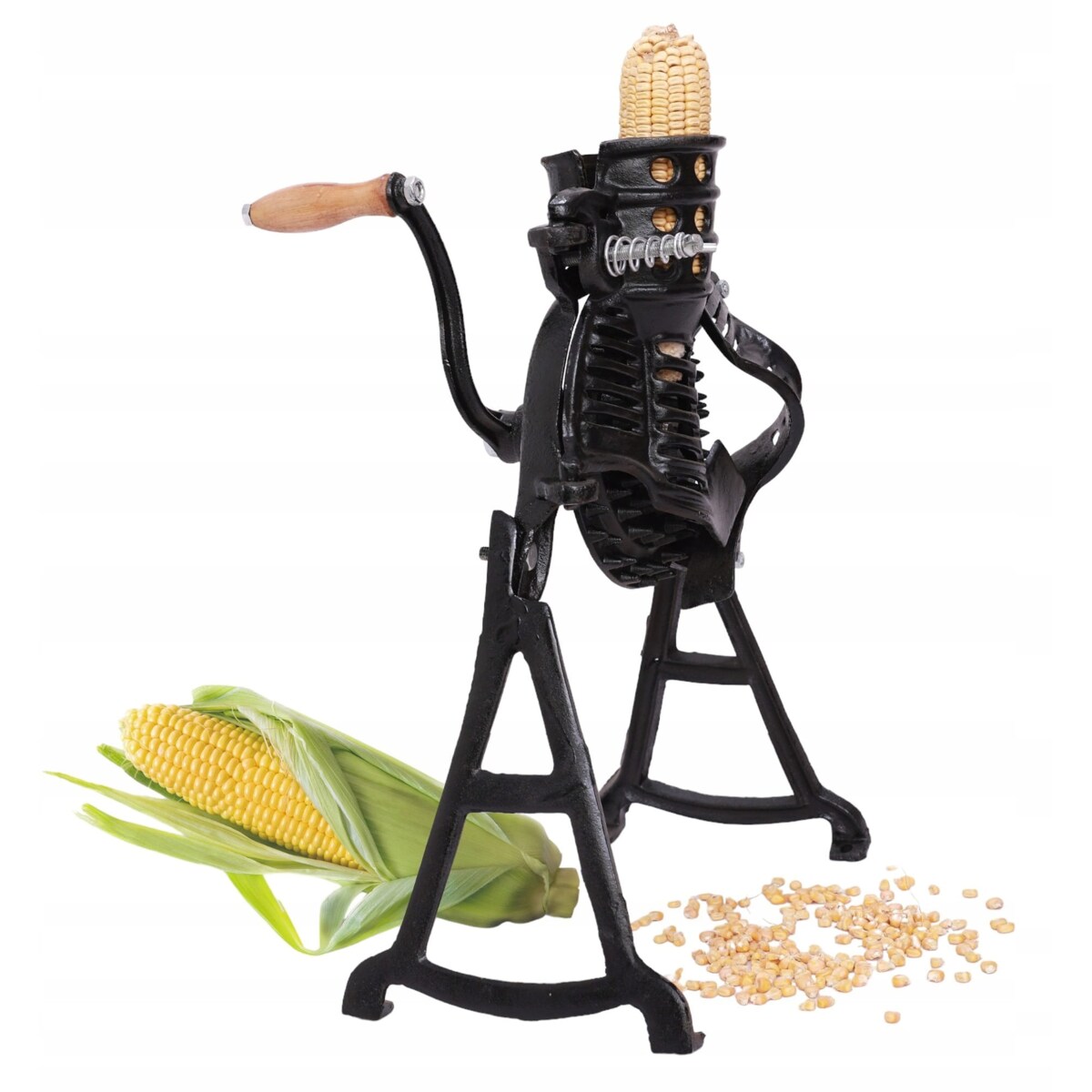 Łuszczarka Maszynka do łuskania kukurydzy żeliwna KINGHOFF
