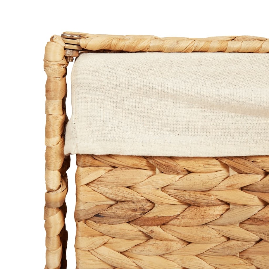 vidaXL Kosz na pranie, 44x34x64 cm, hiacynt wodny