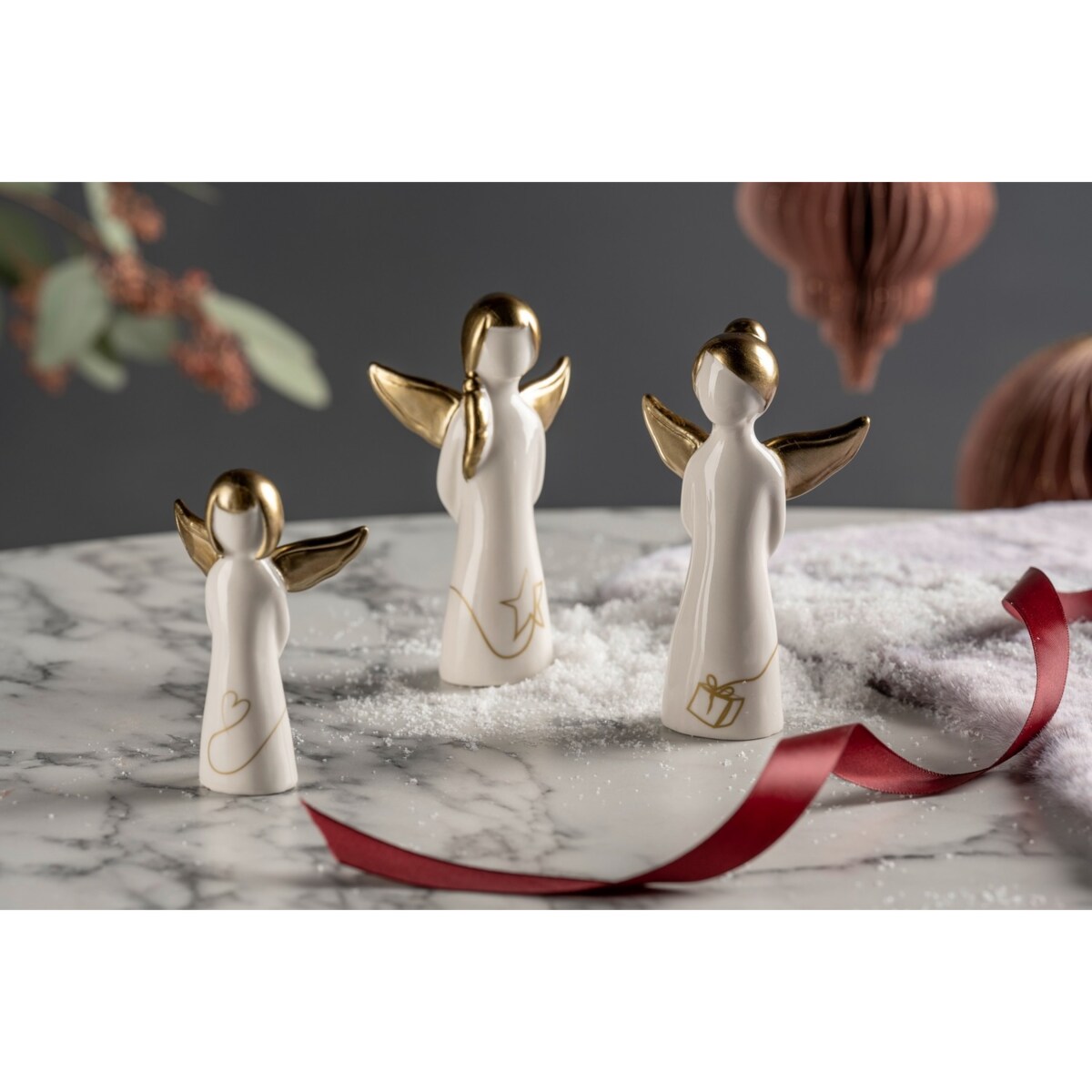 Leonardo - figurka Aniołek prezent 12cm STELLA