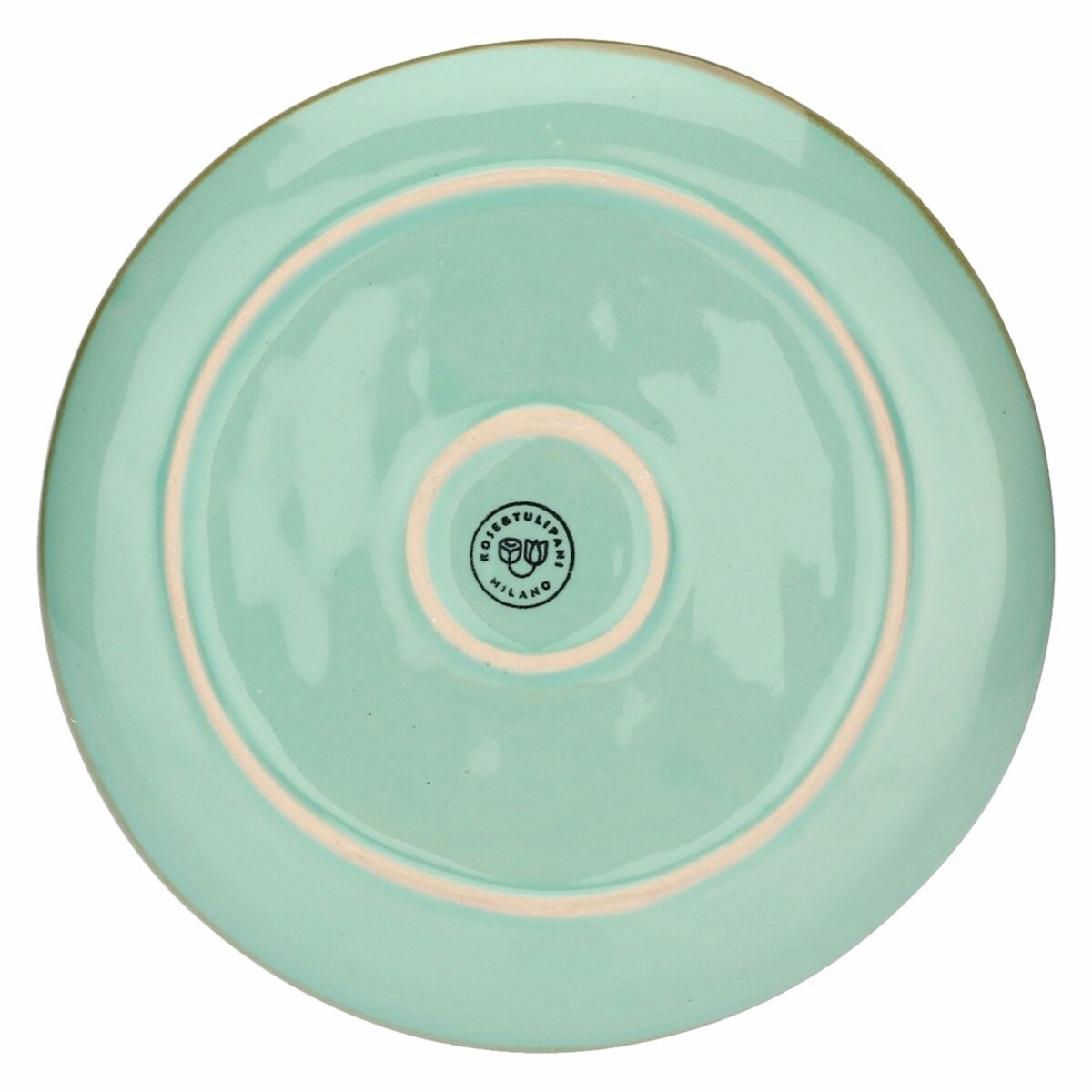 Zestaw 4 talerzy do sałatek Concerto Verde Acqua - Miętowy, 20 cm