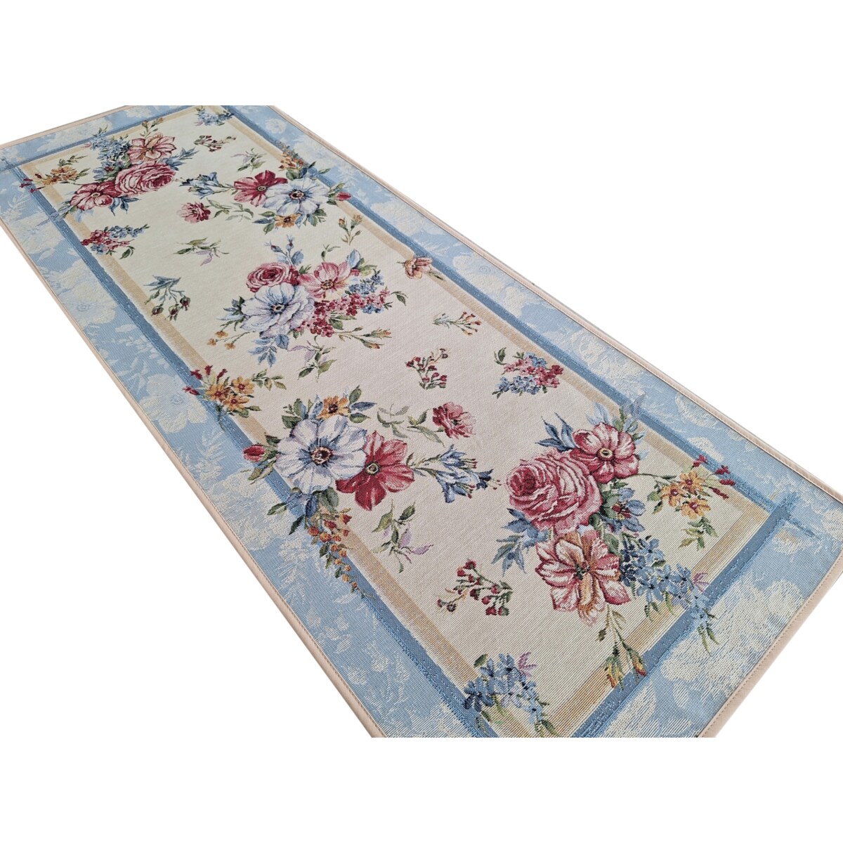 Bieżnik Na Stół 40X100 Cm Dekoracyjny Ozdobny Różany Ogród