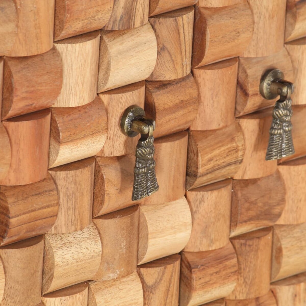 vidaXL Szafka, 75 x 35 x 65 cm, lite drewno akacjowe