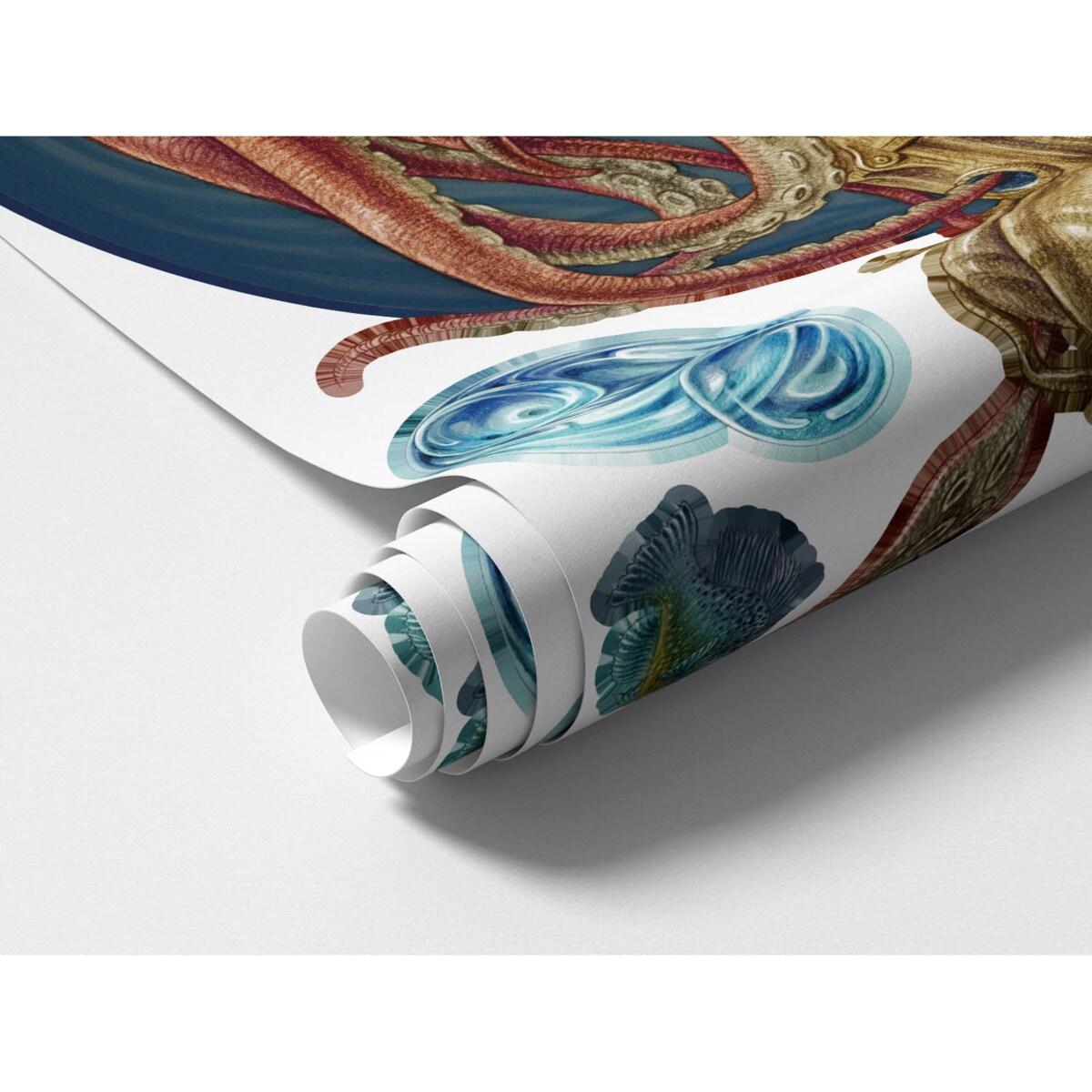 Zestaw naklejek na ścianę, Łódź podwodna, 80cm