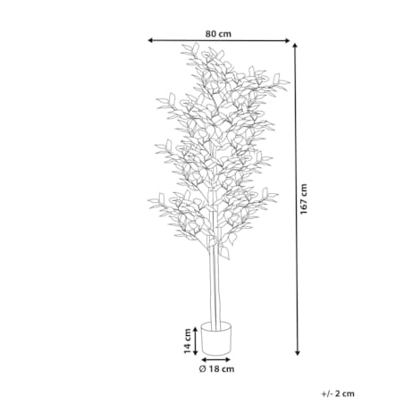Sztuczna roślina doniczkowa 167 cm FICUS TREE