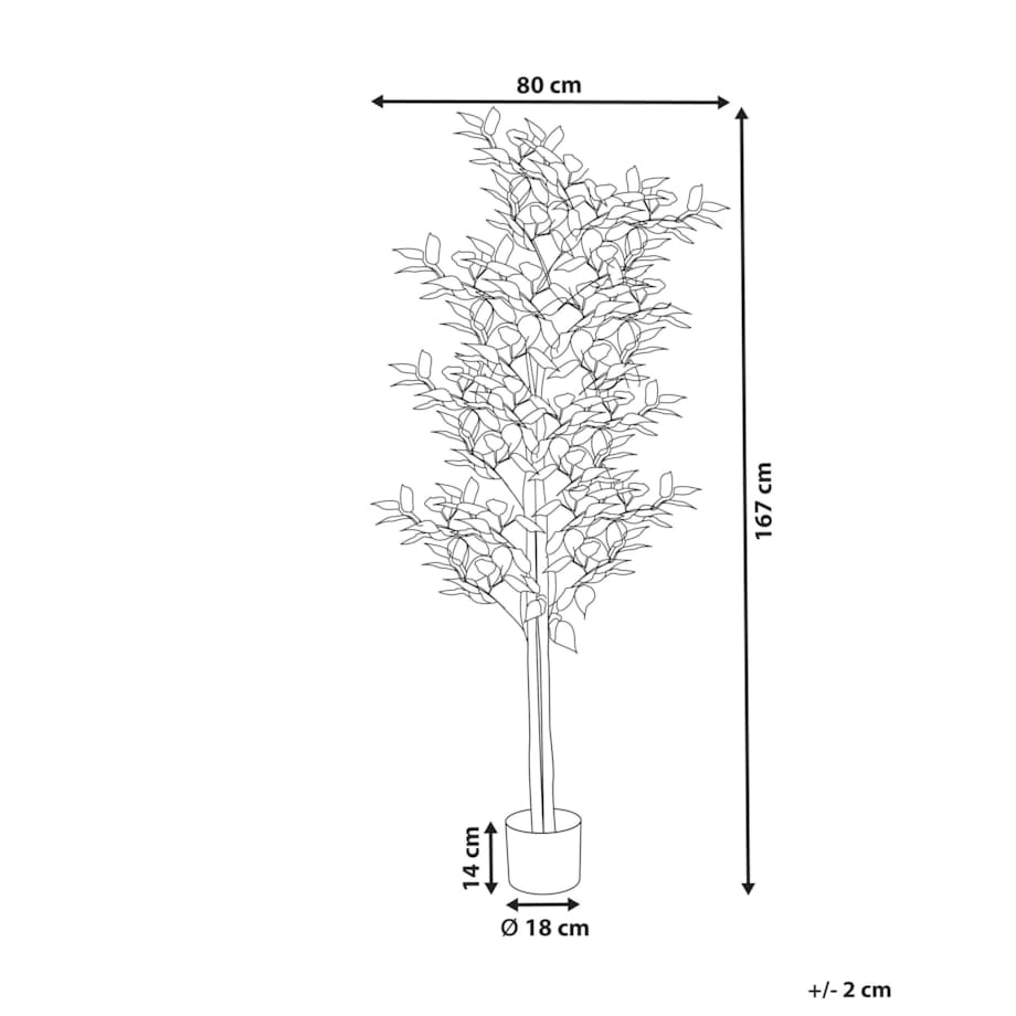 Sztuczna roślina doniczkowa 167 cm FICUS TREE