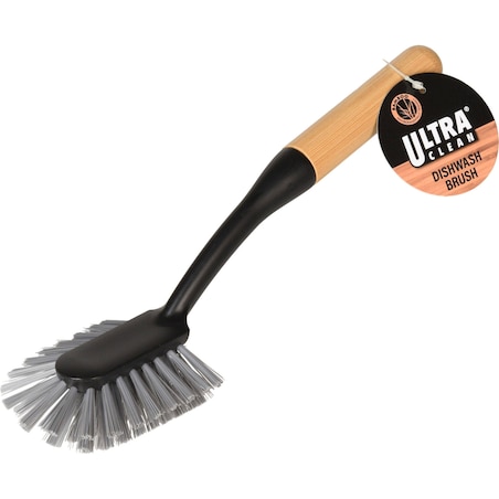 Szczotka do mycia naczyń z bambusową rączką