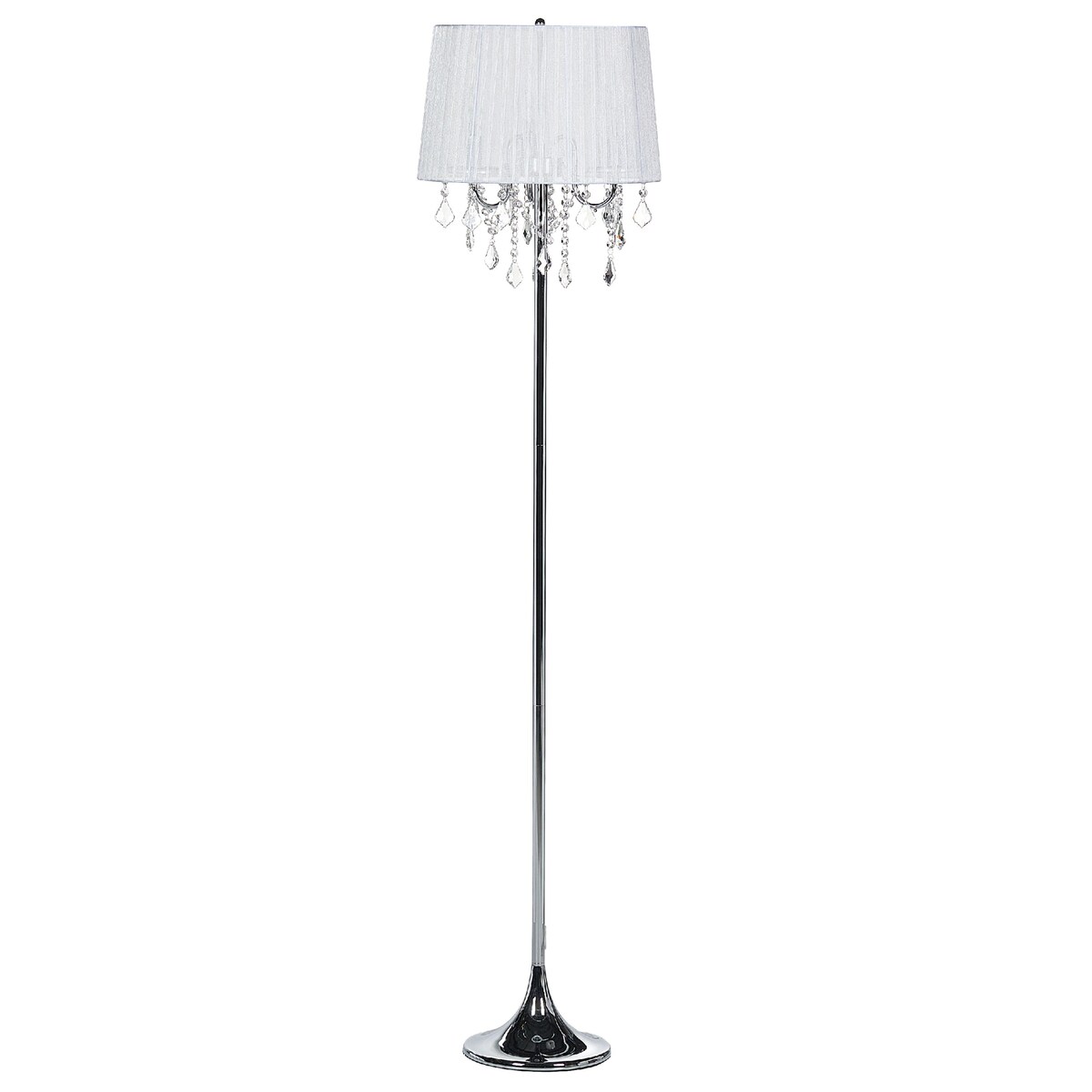 Lampa podłogowa EVANS Metal Biały