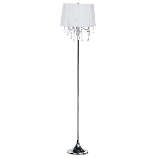 Lampa podłogowa EVANS Metal Biały