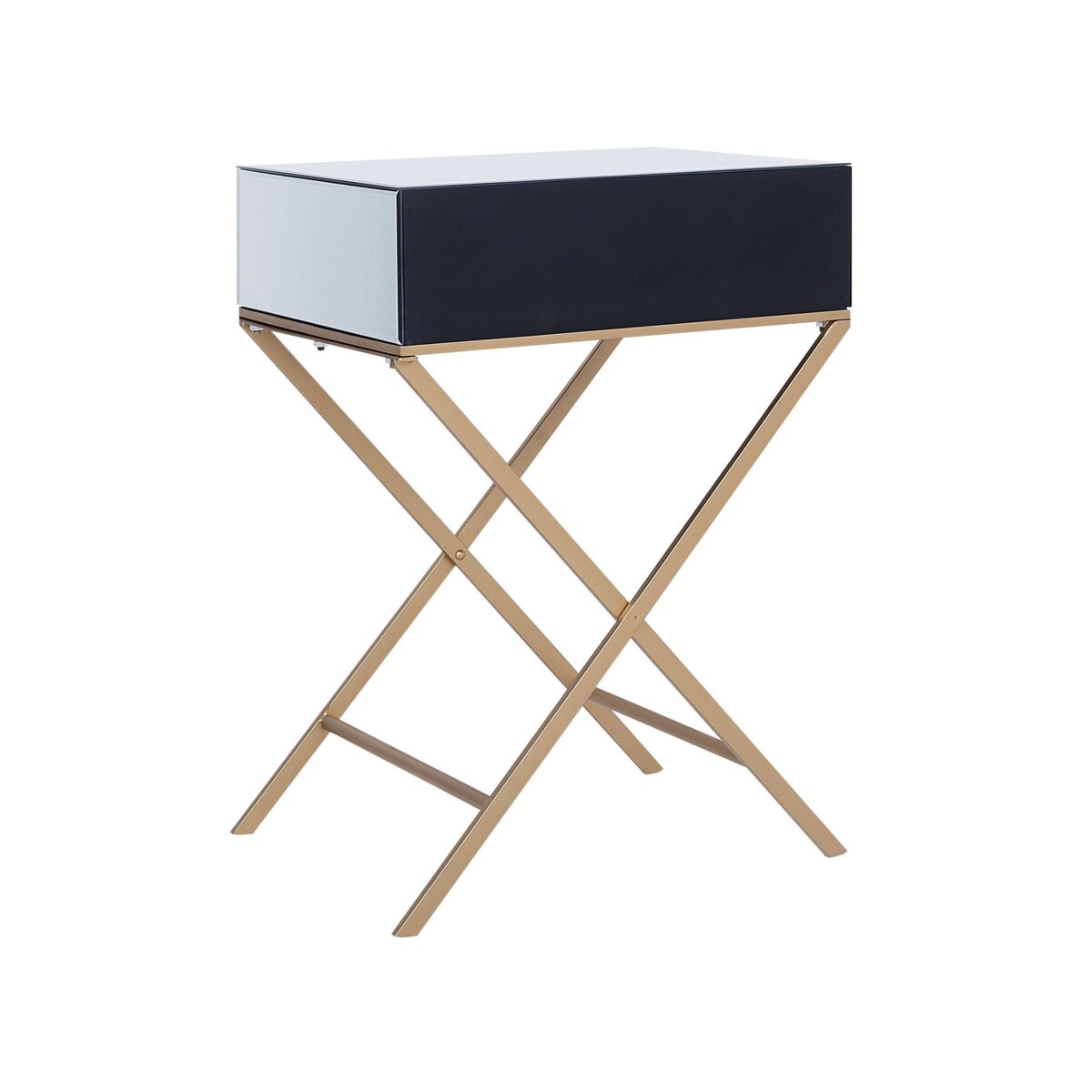 Stolik pomocniczy lustrzany VIVY