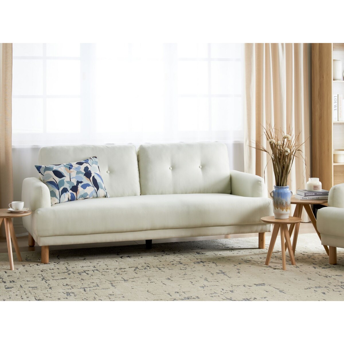 Sofa 3-osobowa złamana biel TUVE