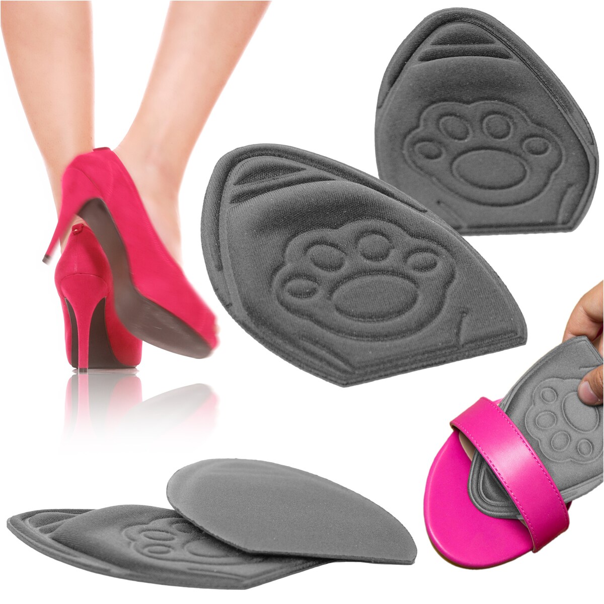 Wkładki Do Butów Poduszka Pod Palce Materiałowe