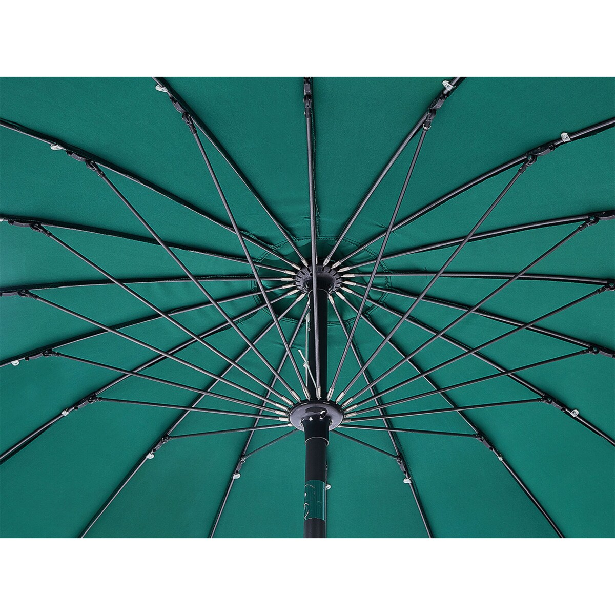 Parasol ogrodowy ⌀ 255 cm zielony BAIA