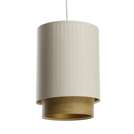 Lampa wisząca DUO LAMI LINE 25 kremowa/brązowa