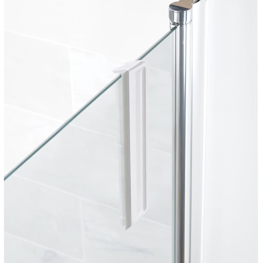 Ściągaczka do kabiny prysznicowej biała Easy Store, 25 x 5 x 4 cm, Joseph Joseph