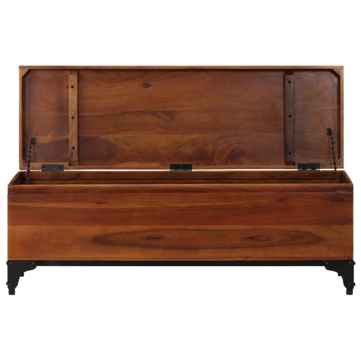 vidaXL Skrzynia, 110 x 35 x 41 cm, lite drewno akacjowe