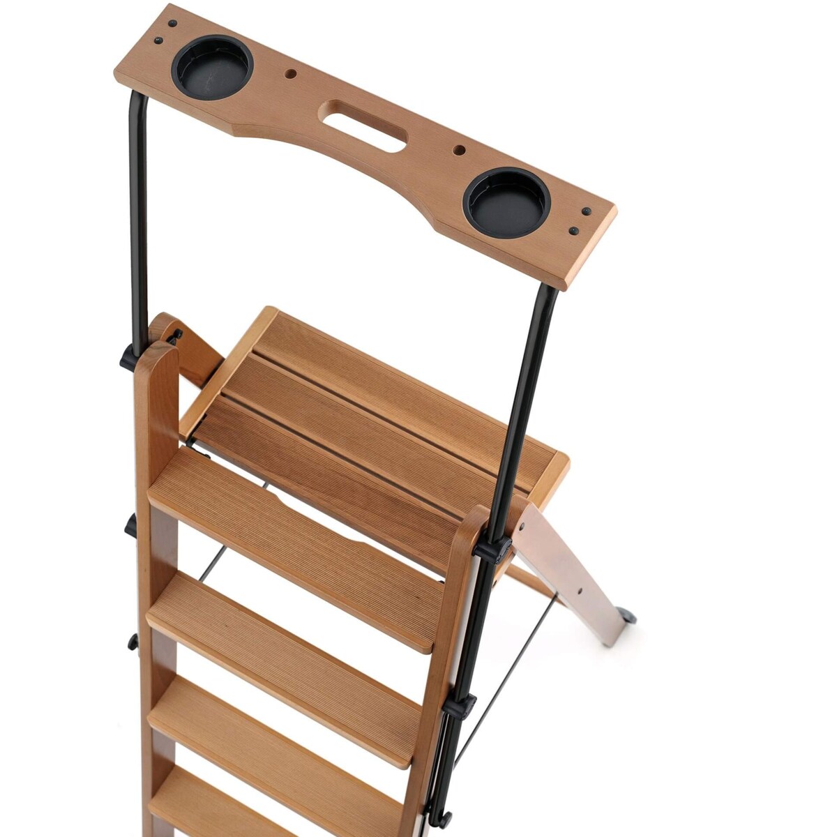 ARREDAMENTI TUSCANIA 5 Drewniana drabina - 182 x 50 cm, Brązowy