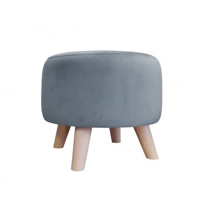 Pufa POLA BL06 szary błękit/buk