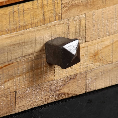 vidaXL Biurko, lite drewno tekowe z odzysku, 110 x 50 x 76 cm