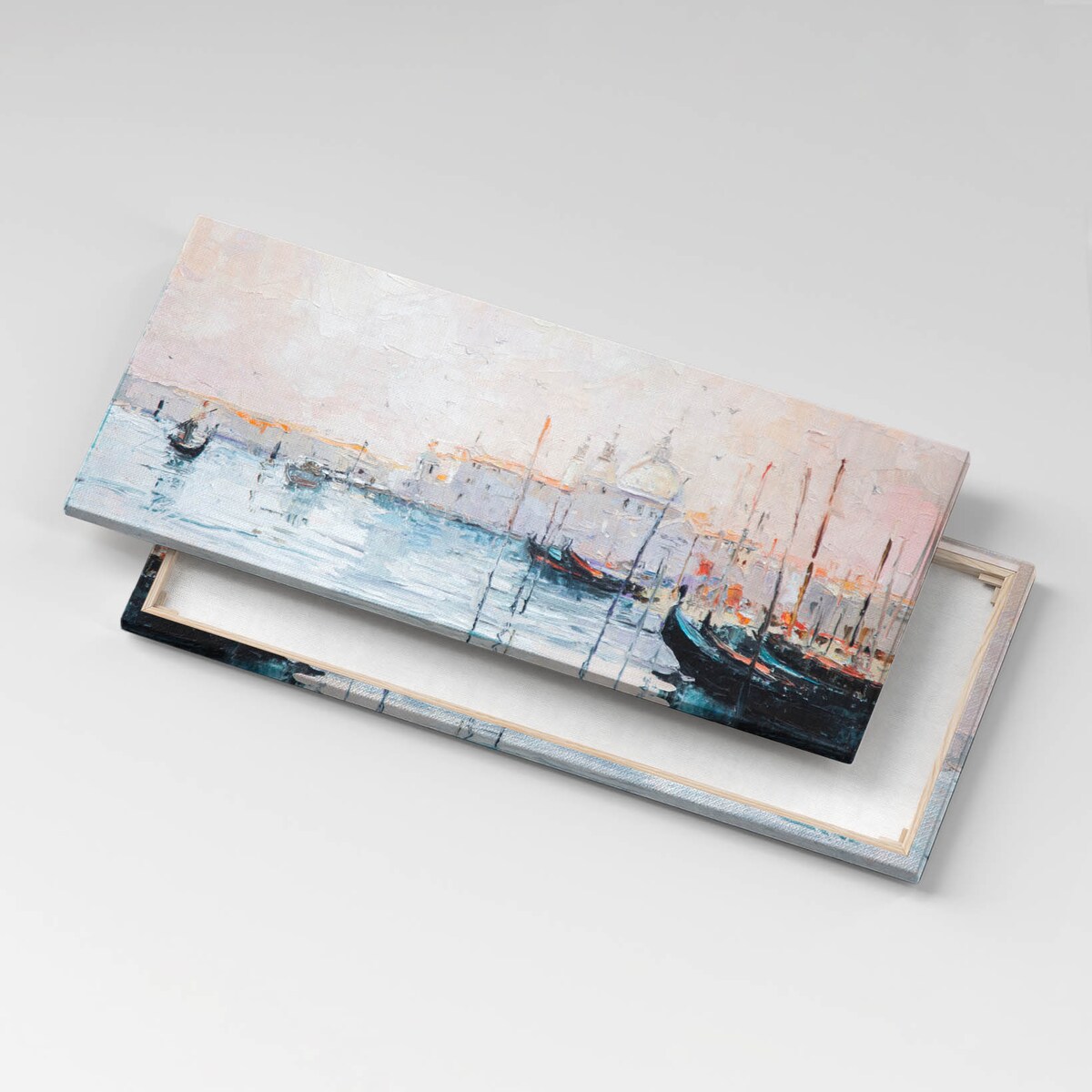 Obraz na płótnie Gondole w Wenecji, 125x50 cm