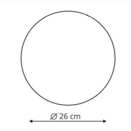 LAMPA sufitowa PLATILLO LP-8102/1C-18W GD Light Prestige metalowa OPRAWA okrągły talerz LED 18W 3000K plafon moon złoty