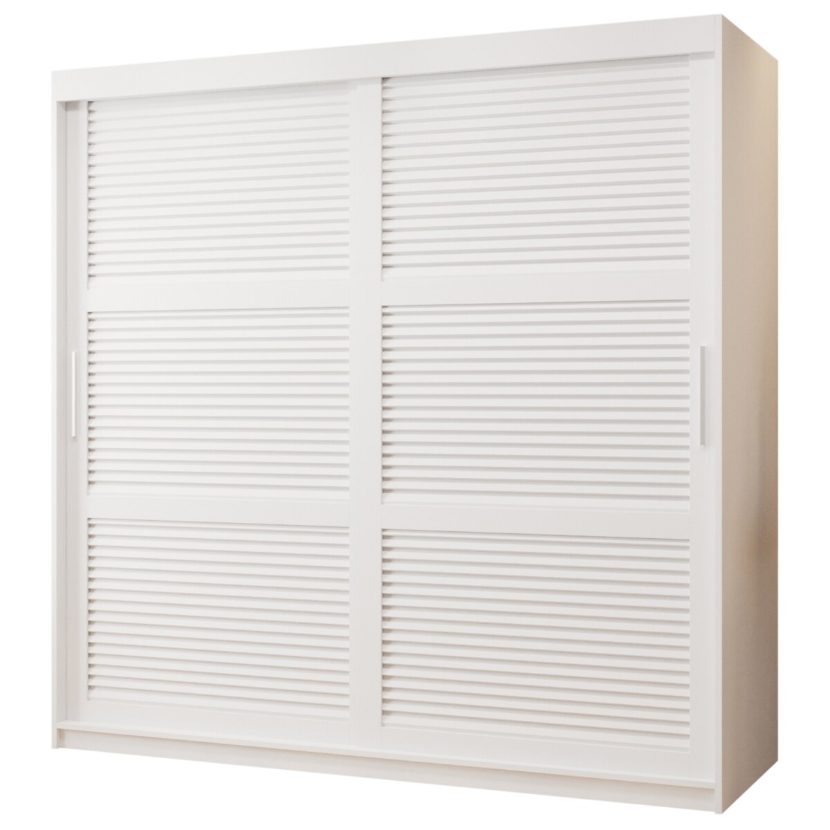 Szafa przesuwna Garderoba ŻALUZJA 180 biały