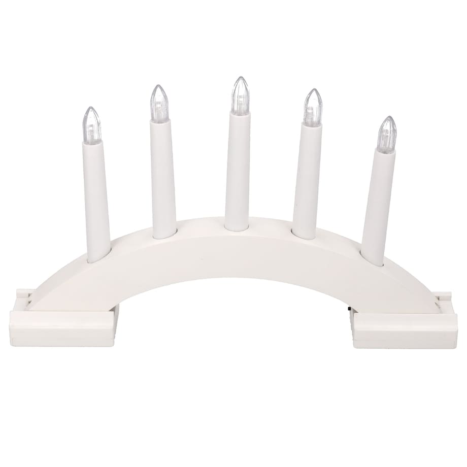 Świecznik 5 LED świąteczny LATARENKA na boże narodzenie TIMER baterie JUMI