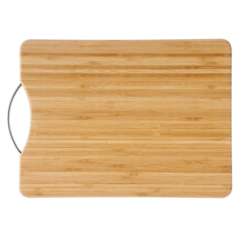 Deska bambusowa do krojenia z uchwytem, 43 x 30 cm