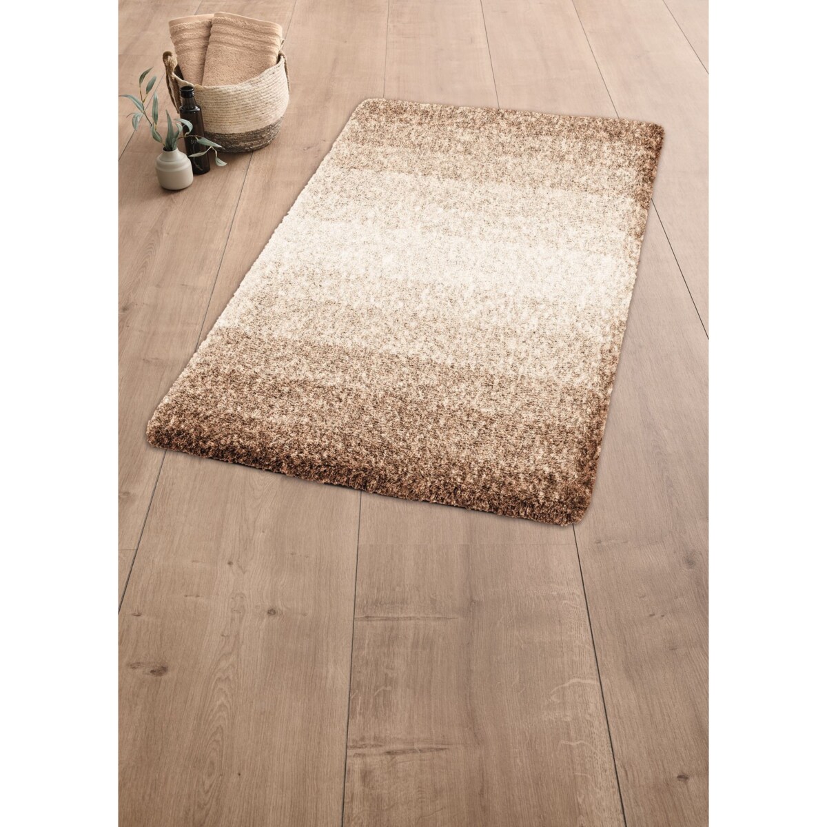 Kleine Wolke Oslo Dywanik łazienkowy brązowy 70x120 cm