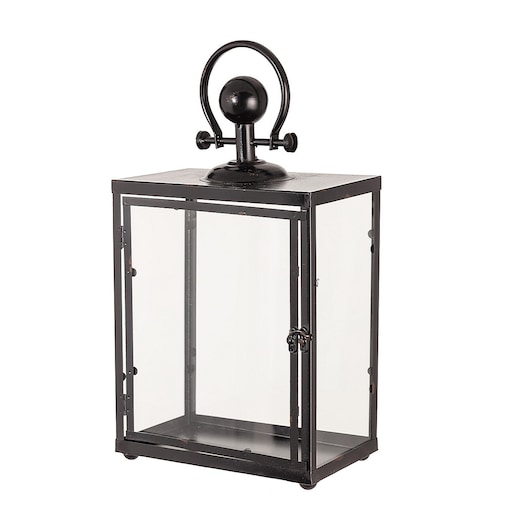 Lampion Colin Black, 26 x 15 x 48 cm