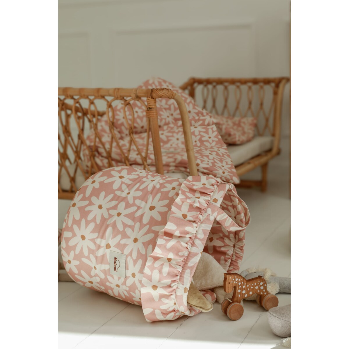 Kosz na zabawki Blush Daisy
