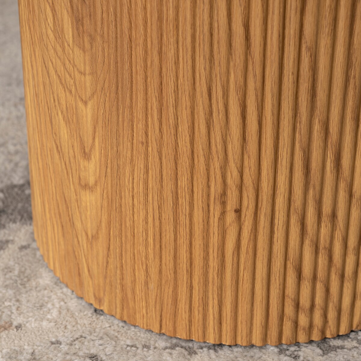 Stolik Kawowy Okrągły Mały Dąb Okrągła Ława MAYLIN MAX