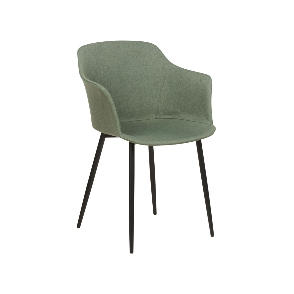 Zestaw 2 krzeseł do jadalni ciemnozielony ELIM