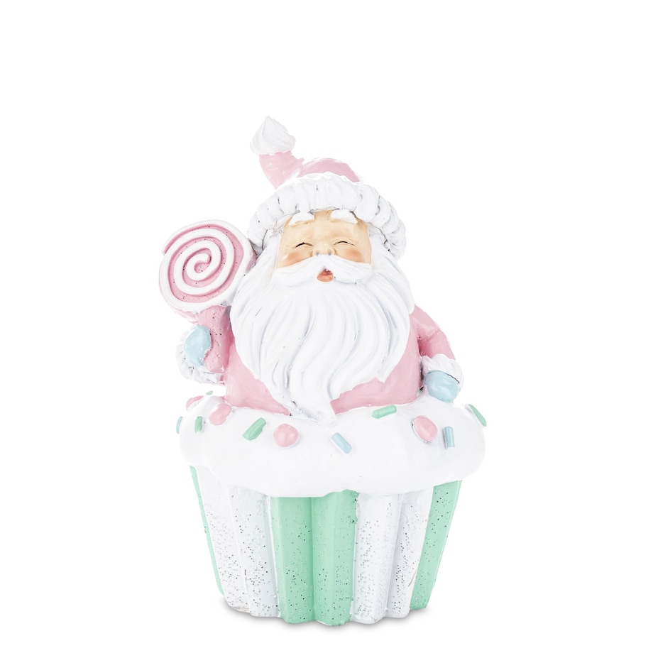 Dekoracja Mikołaj na muffince 14x10x9 cm BABBO NATALE