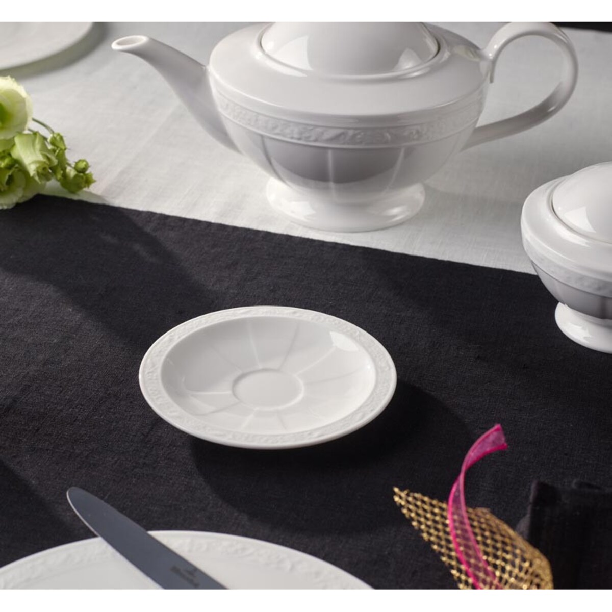 Spodek do filiżanki do espresso White Pearl, 13 cm, Villeroy & Boch