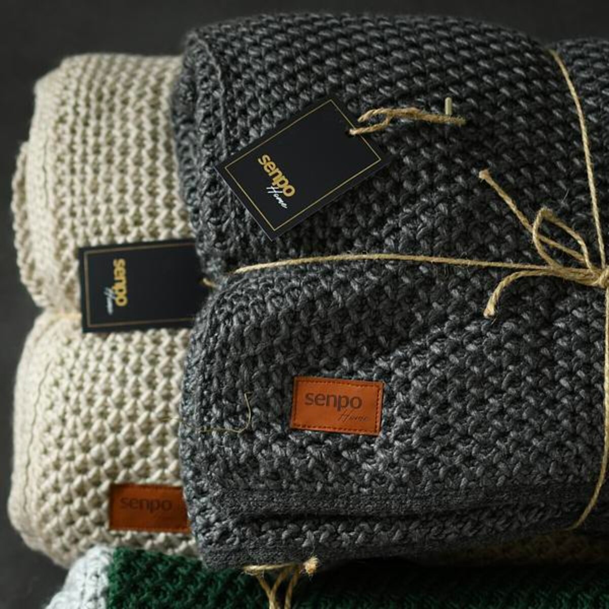 Koc Senpo Home Szary, 140 x 200 cm, Senpo