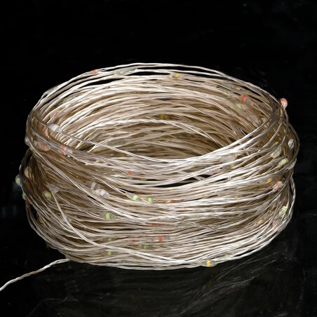 vidaXL Lampki świąteczne, 40 m, 400 kolorowych diod LED, 8 funkcji