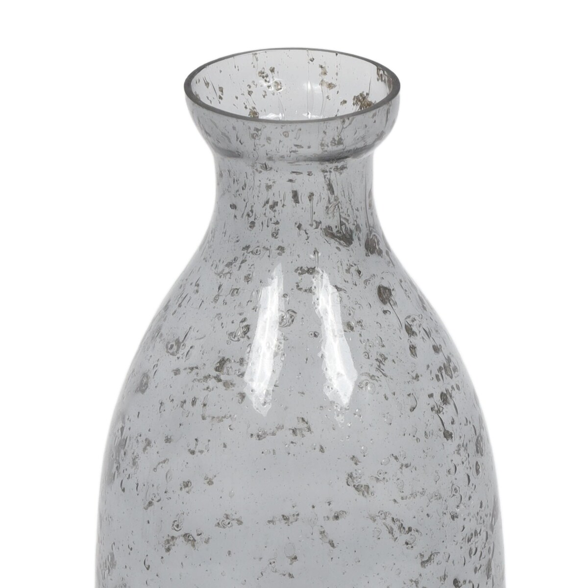 Szklana butelka nakrapiana, Ø 10 cm