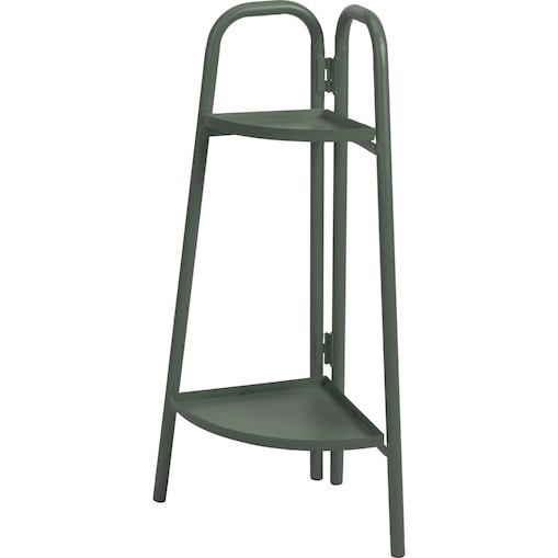 Metalowy kwietnik narożny, 2 poziomy, 70 cm