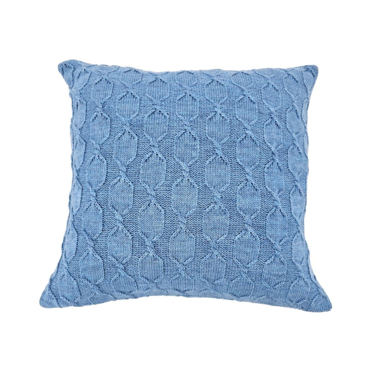 Poszewka na poduszkę z wełną z Alpaki 45x45 cm MODENA NIEBIESKI