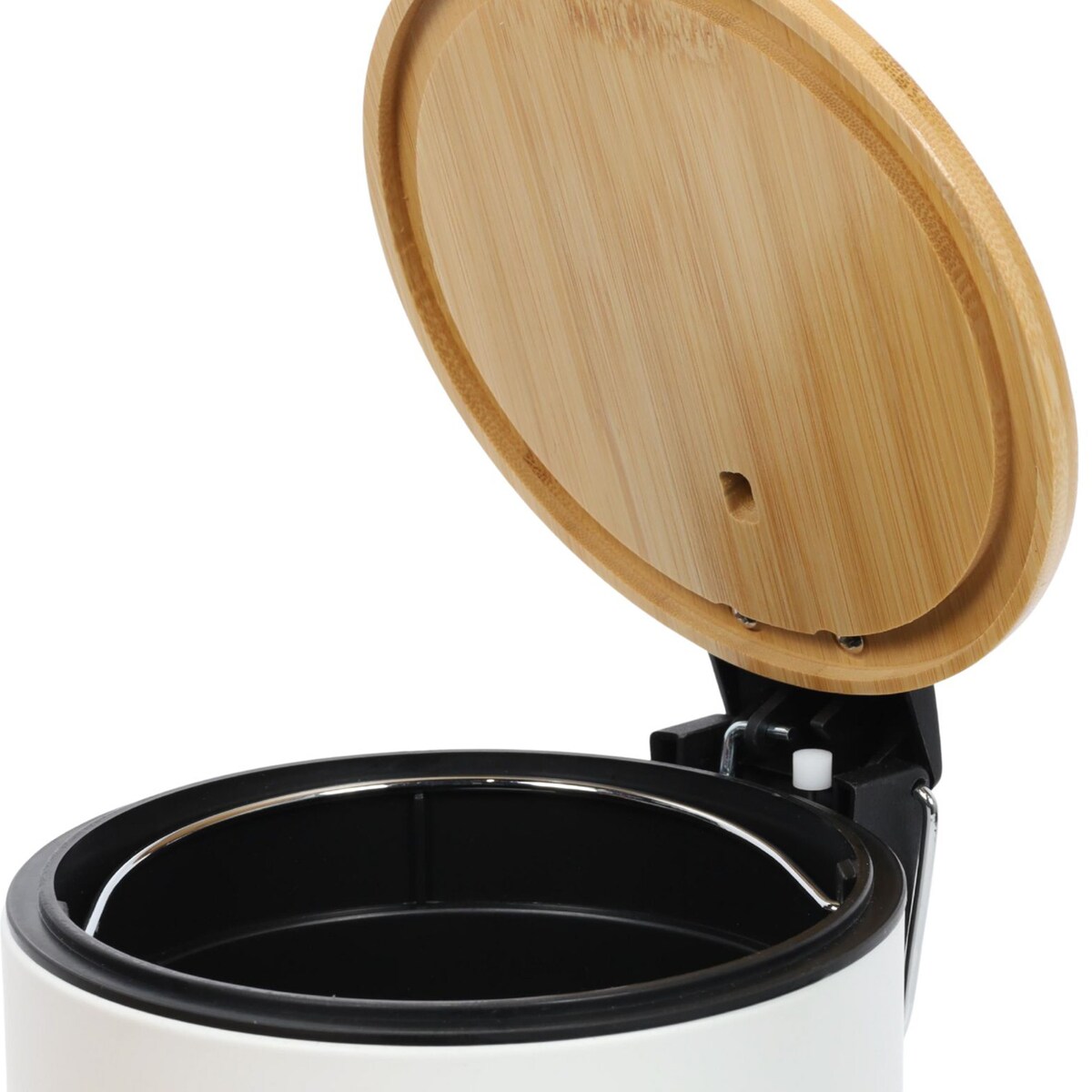 Kosz łazienkowy z bambusem ZETRU, 3 l