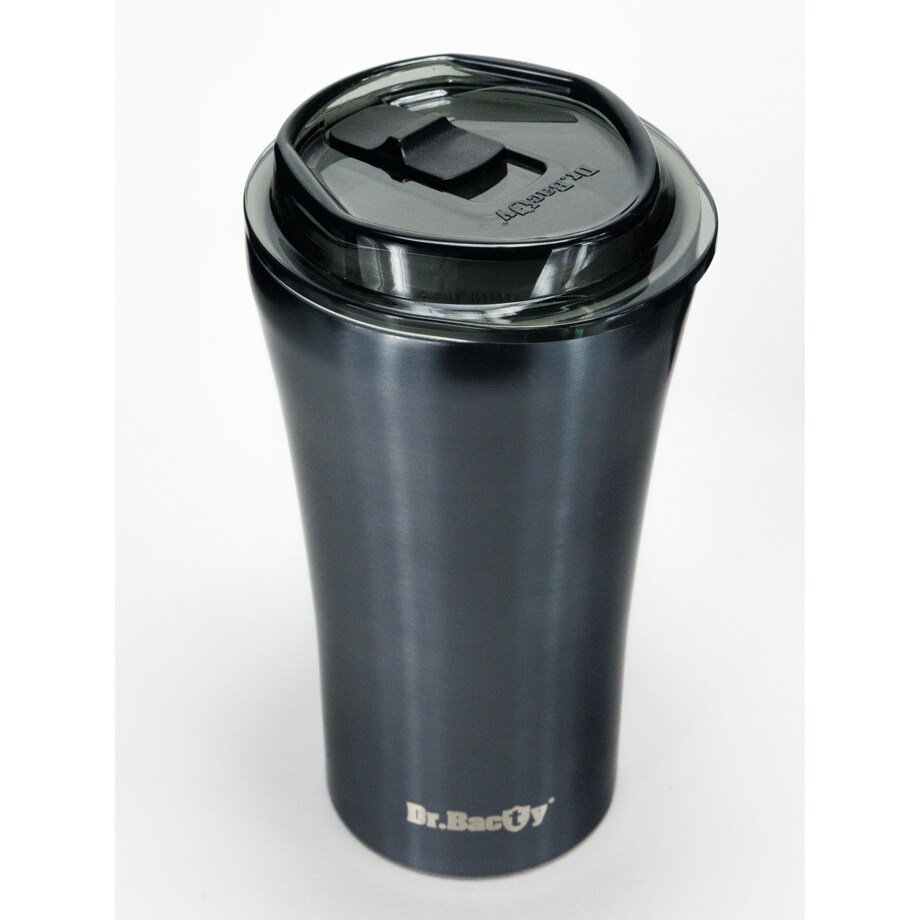 Kubek termiczny na kawę Dr.Bacty Apollo 2.0 - Oda do młodości - 360 ml - Gunmetal