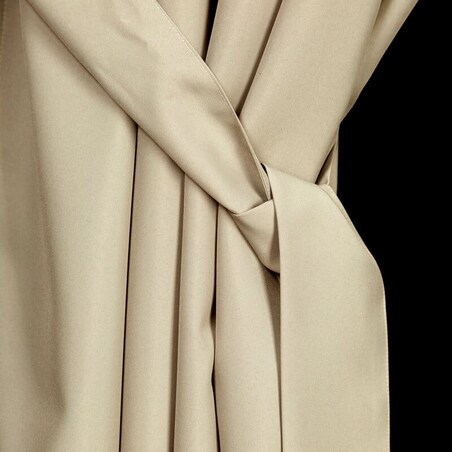 Zasłona Tarasowa Taras 155 x 220 Beżowa Garden Ogrodowa na Taśmie Szelkach