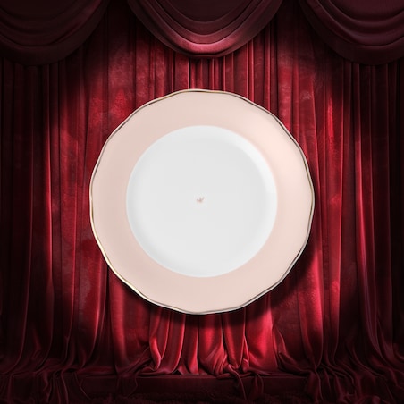 Talerz płytki 19 cm Alaska Circus Pink G911