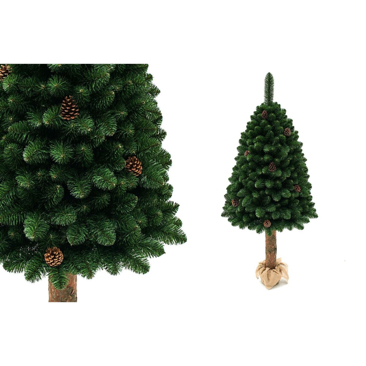 Choinka sztuczna Sosna naturalna na pniu