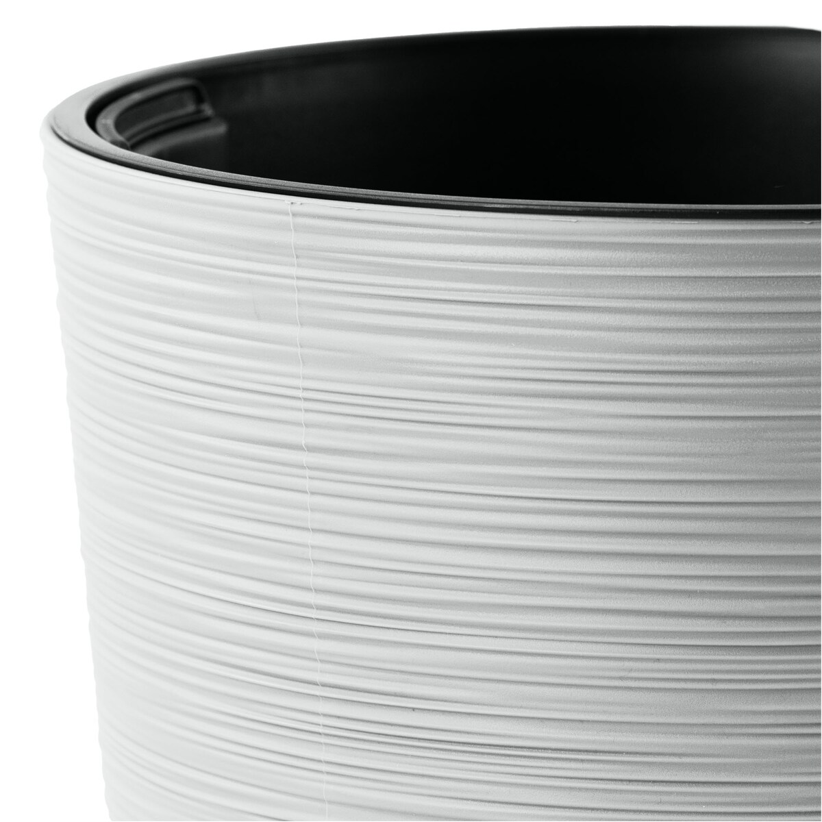 Doniczka Donica Ogrodowa 25/30 Cm Zestaw Na Taras Do Ogrodu Domu Biały