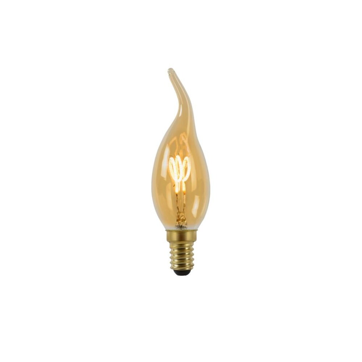 Żarówka LED E14 3W 115 lm 2200K Filament ściemnialna świecowa Lucide 49036/03/62